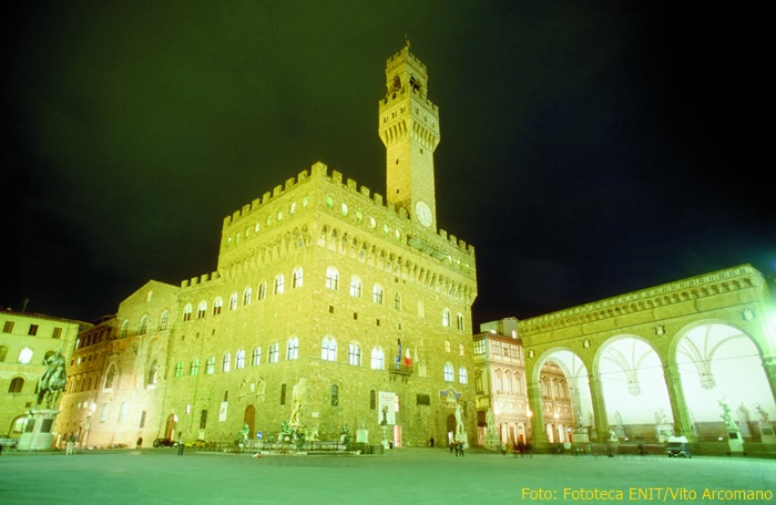 Prachtvoll: der Palazzo Vecchio in Florenz