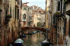 Brücke im Stadtteil Sestiere di Cannaregio in Venedig