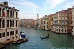 Weltberühmt: der Canal Grande ist der breiteste Kanal in Venedig