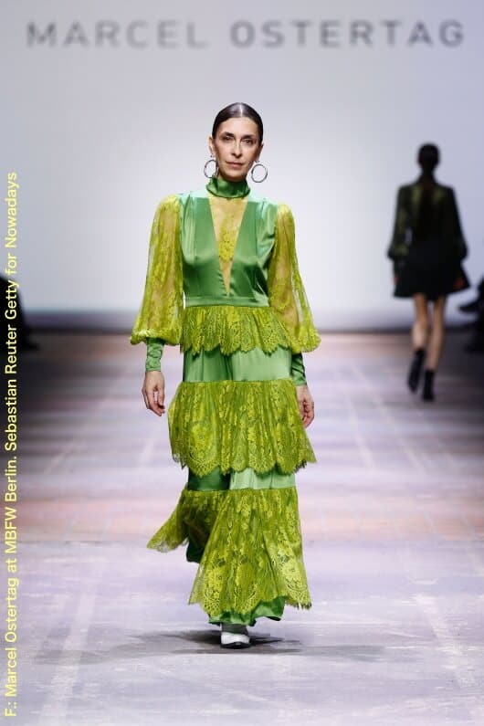 Volants und Glanz F.: Marcel Ostertag at MBFW Berlin. Sebastian Reuter Getty for Nowadays