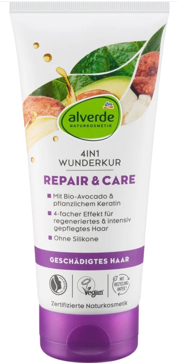 Tube mit Haarkur von Alverde